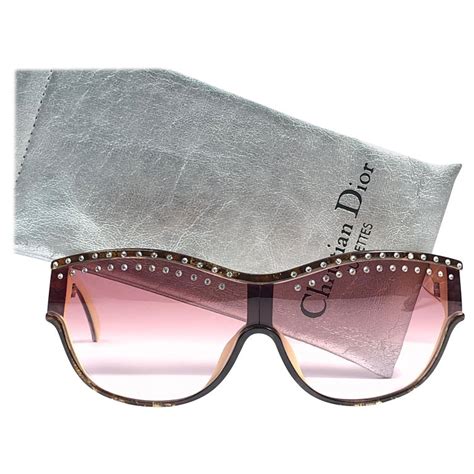 christian dior sunglasses with rhinestones.